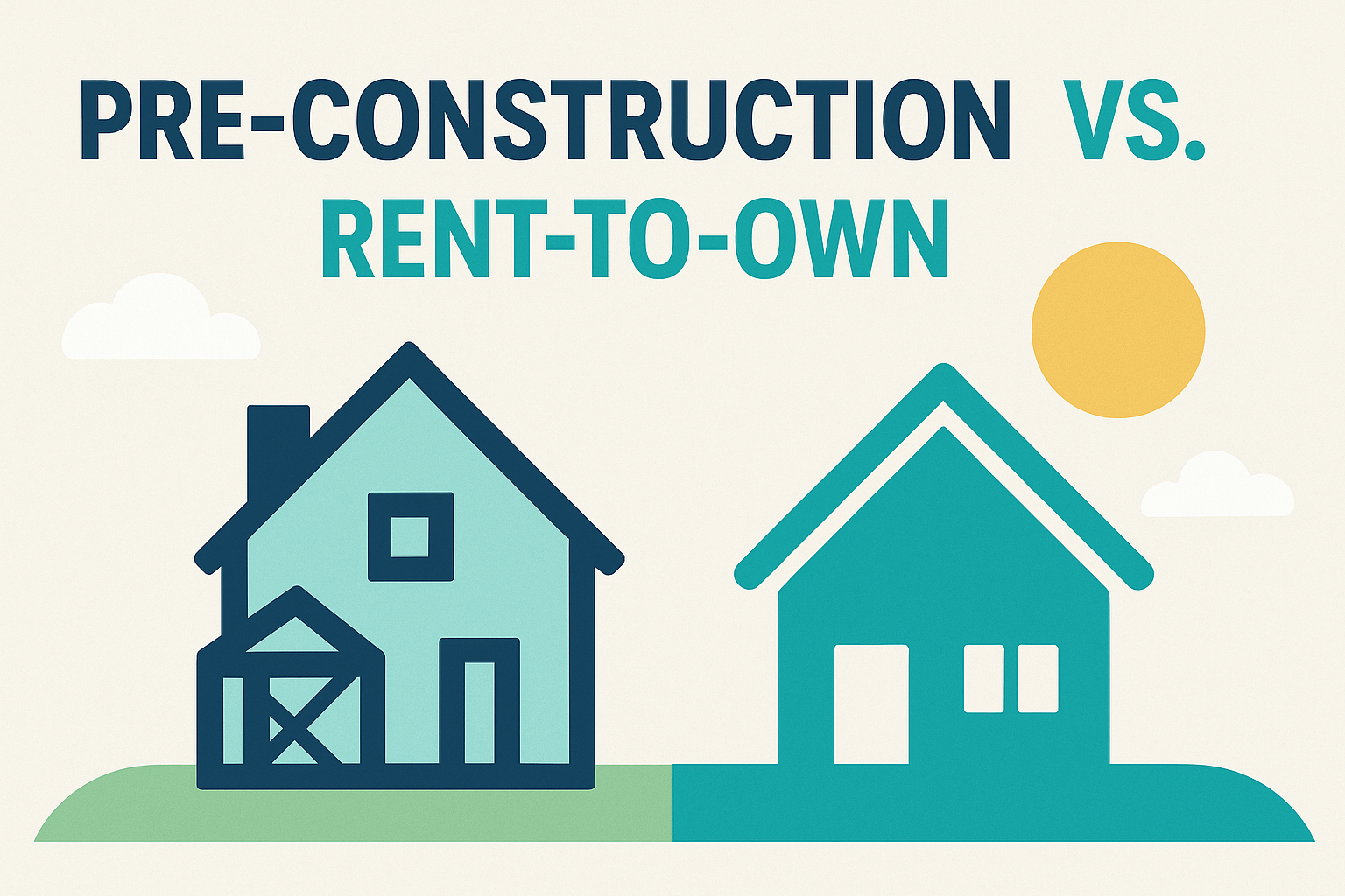 Pre-construction vs rent-to-own