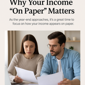Why your income "on paper" matters
